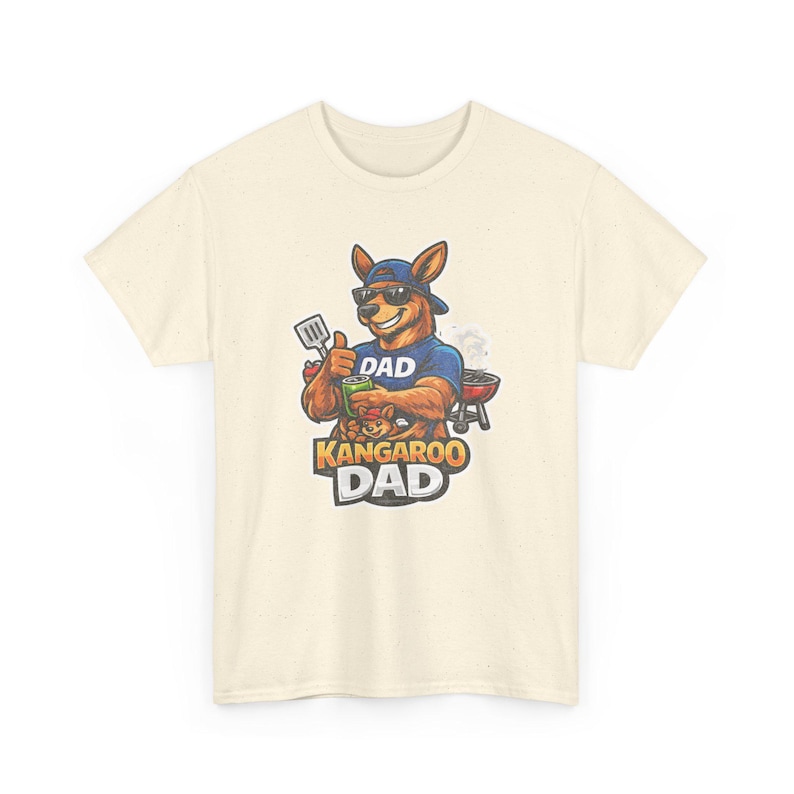 Camiseta divertida de papá canguro, diseño gráfico de papá australiano genial, idea de regalo única y divertida para papás. imagen 8