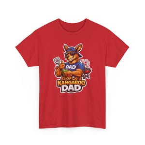 Camiseta divertida de papá canguro, diseño gráfico de papá australiano genial, idea de regalo única y divertida para papás. imagen 15