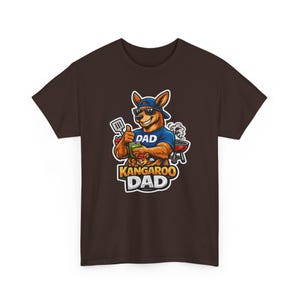 Camiseta divertida de papá canguro, diseño gráfico de papá australiano genial, idea de regalo única y divertida para papás. imagen 7