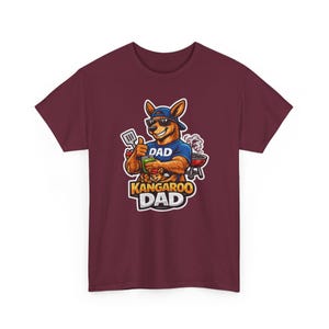 Camiseta divertida de papá canguro, diseño gráfico de papá australiano genial, idea de regalo única y divertida para papás. imagen 6