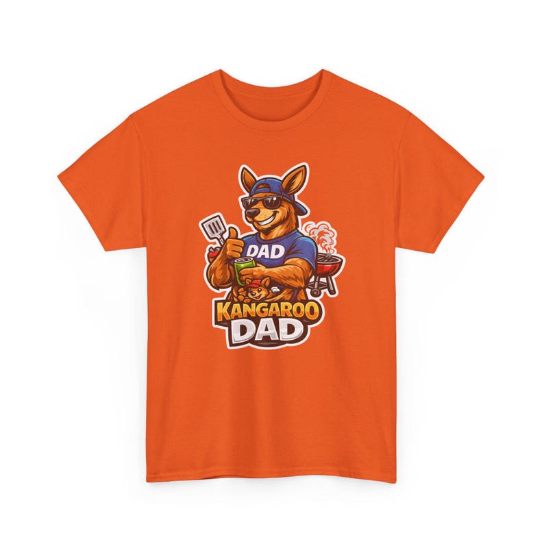 Camiseta divertida de papá canguro, diseño gráfico de papá australiano genial, idea de regalo única y divertida para papás. imagen 5