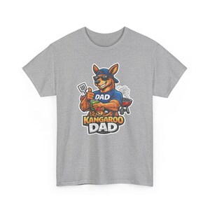 Camiseta divertida de papá canguro, diseño gráfico de papá australiano genial, idea de regalo única y divertida para papás. imagen 3