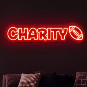 Custom Rugby Name Neon Sign,Football Boy&#39;s Bedroom Wall Decor, Kids Football Room Decor,Man Cave,Rugby Gift for Boy,Birthday Party Gift