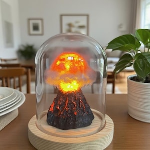 Diorama Atomic Bomb Lamp,Nuke Bomb Fallout,Explosion Bomb Resin Lamp,Epoxy Resin Art,Home Decor,Back to School Gifts,Teacher&#39;s Day Gifts