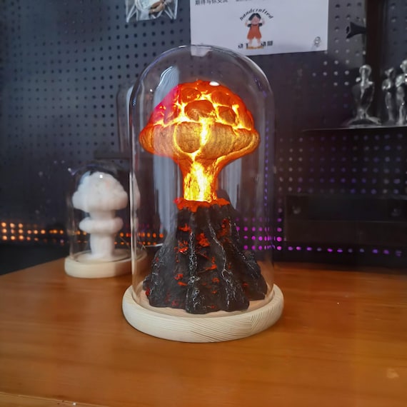 キノコ雲LEDランプ、原爆ナイトライト、ホームデコレーション - Etsy 日本