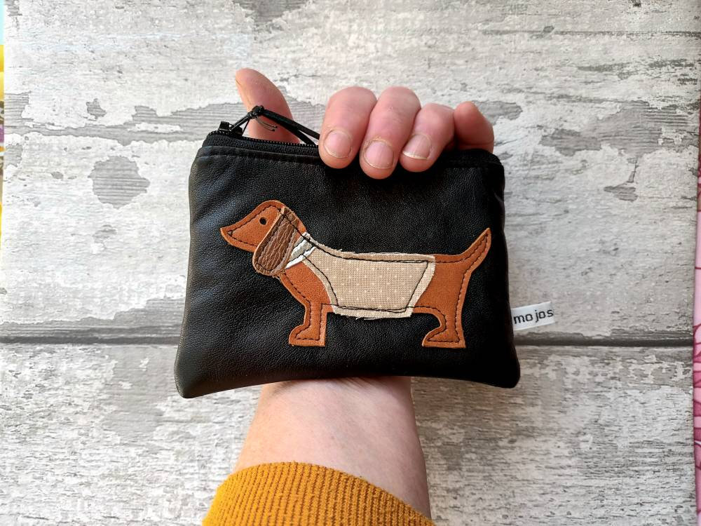 Dachshund coin online purse