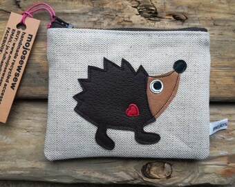 Hedgehog Purse, Hedgehog Coin Purse, Hedgehog Wallet,hedgehog