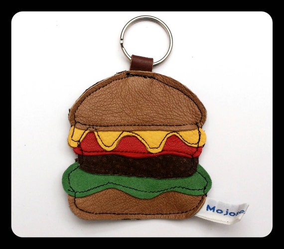 Details about   1pc Novelty Food Resin Hamburger Key Ring 3D Burger Keychain Pendant Gifts New 