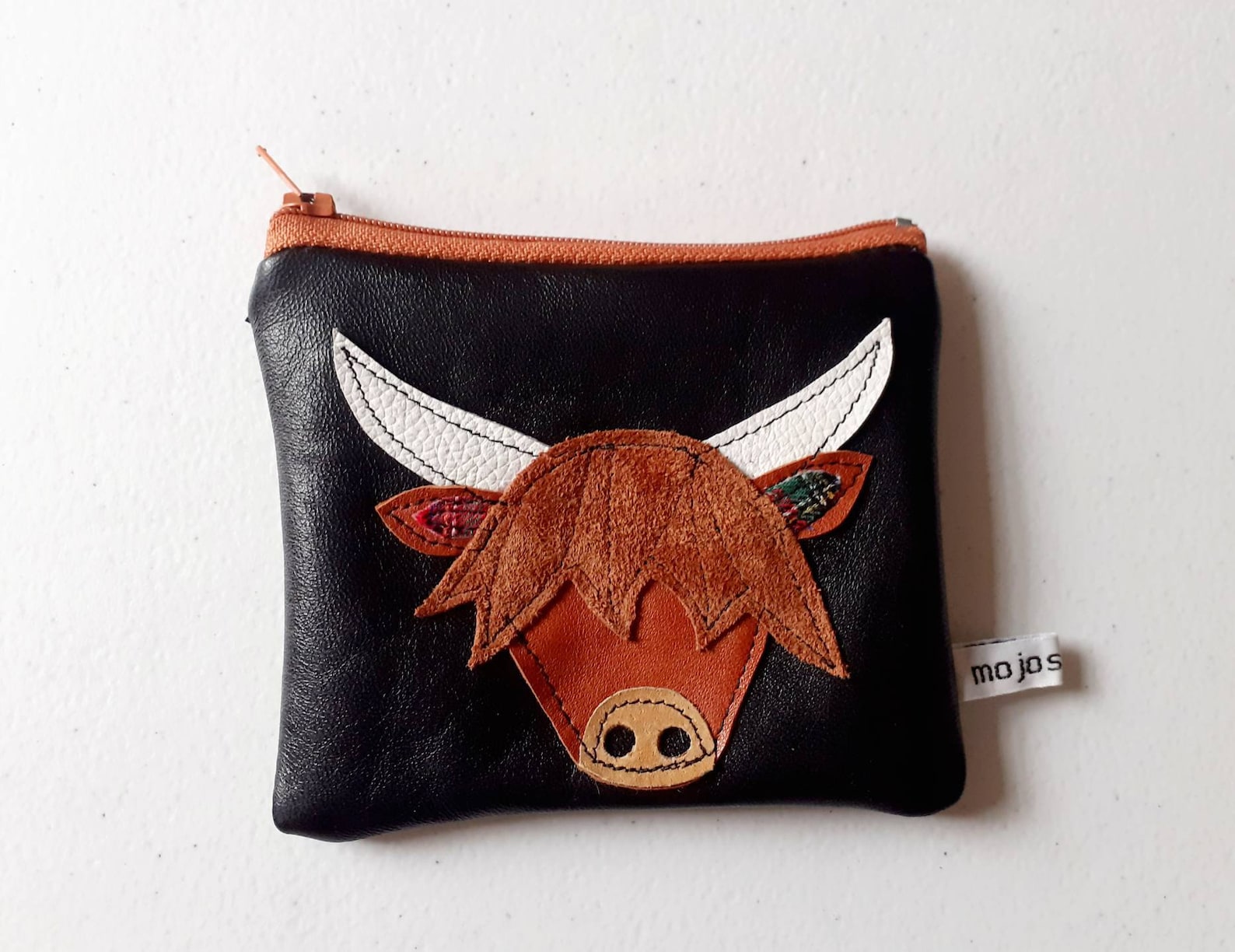 Highland Cow Keyring Leather Cow Keyring Cow Keychain Cow Etsy UK