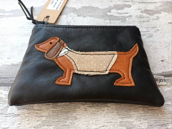 Dachshund coin purse hot sale
