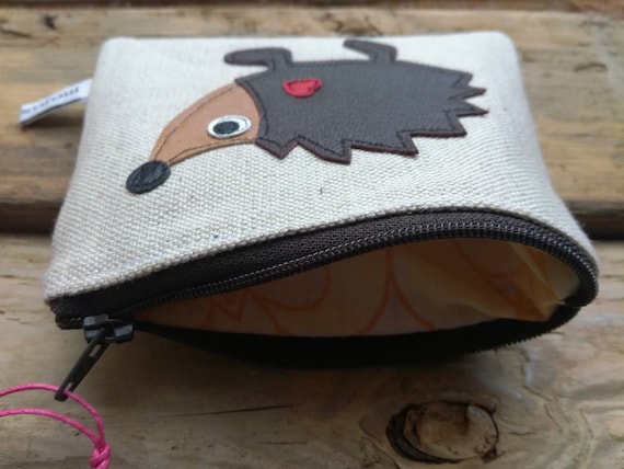 Hedgehog coin purse deals