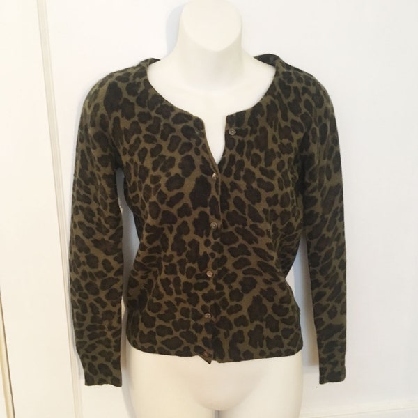 Leopard Sweater - Etsy