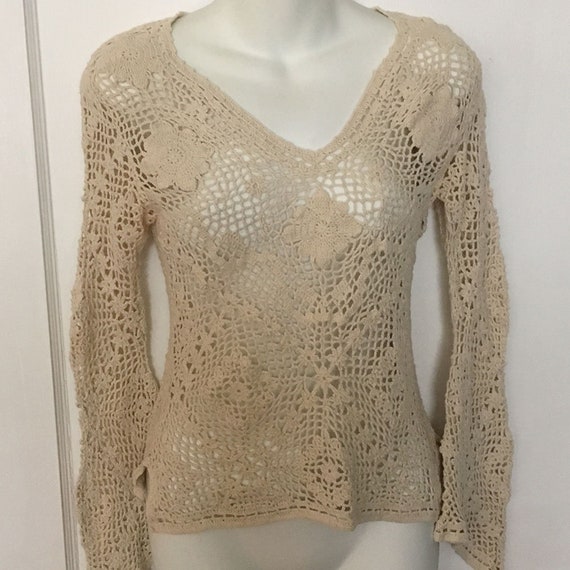 Express bell shop sleeve sweater