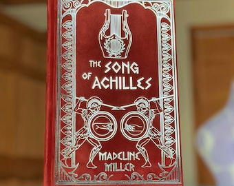 Handgemaakte 'The Song of Achilles' hardcover, opnieuw ingebonden
