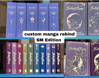 Handmade Hardcover Manga Rebind: Custom Special Edition - SailorM