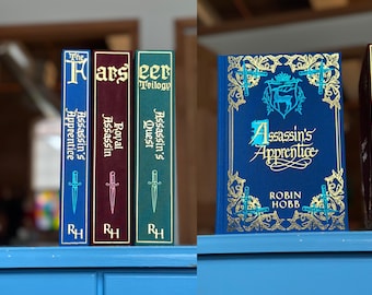 Handmade Farseer Trilogy Rebind |Special Edition, Robin Hobb series rebind