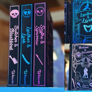 Ruinous Love Trilogy Rebind | Brynn Weaver rebound books | Special Edition | Butcher & Blackbird, Leather and Lark, Scythe and Sparrow