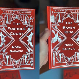 Hardcover All for the Game Rebinds | The Foxhole Court/AFTG Trilogy - The Foxhole Court, The Raven King, The King&#39;s Men Hardcover editions