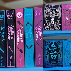 Ruinous Love Trilogy Rebind | Brynn Weaver rebound books | Special Edition | Butcher & Blackbird, Leather and Lark, Scythe and Sparrow