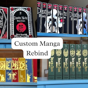 Hardcover Manga Rebind | Custom Handmade Hardcover Manga Editions