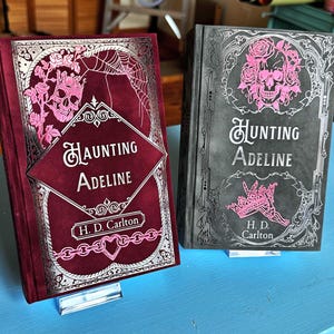 Haunting Adeline and Hunting Adeline Rebind | Handmade Special Edition Hardcovers | Cat and Mouse duet, H.D. Carlton