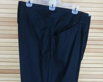 Pantalon noir de Venezia d’années 90 recadrée Lane Bryant TN-o neuf avec étiquettes plus taille 28 XXL 2XL