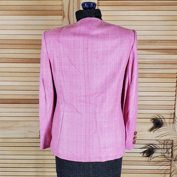 Herbert Grossman pink silk jacket - image 3