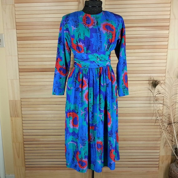 Colorful vintage Malia dress USA Size 6