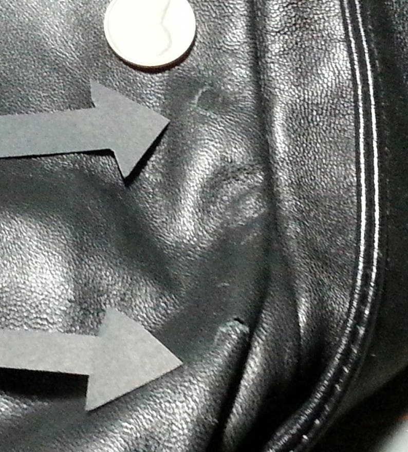 Vintage 90s lambskin leather black mens coat Croft /& Barrow size M medium chest 44
