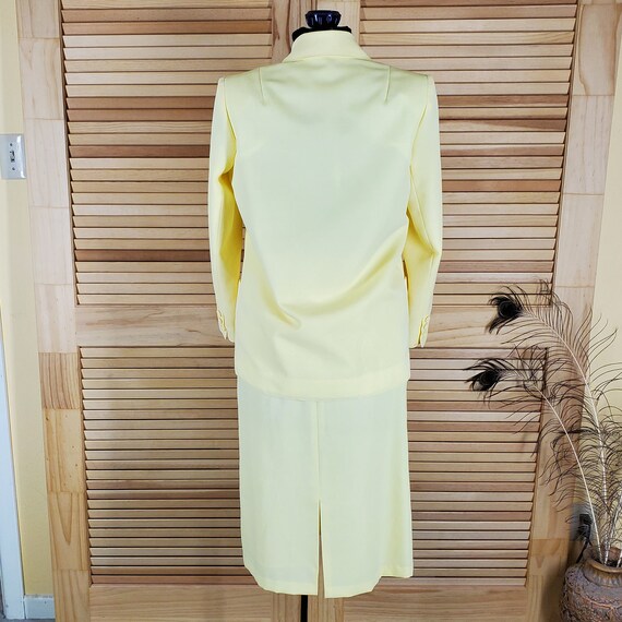 Lilli Ann yellow jacket and skirt suit Size small… - image 3