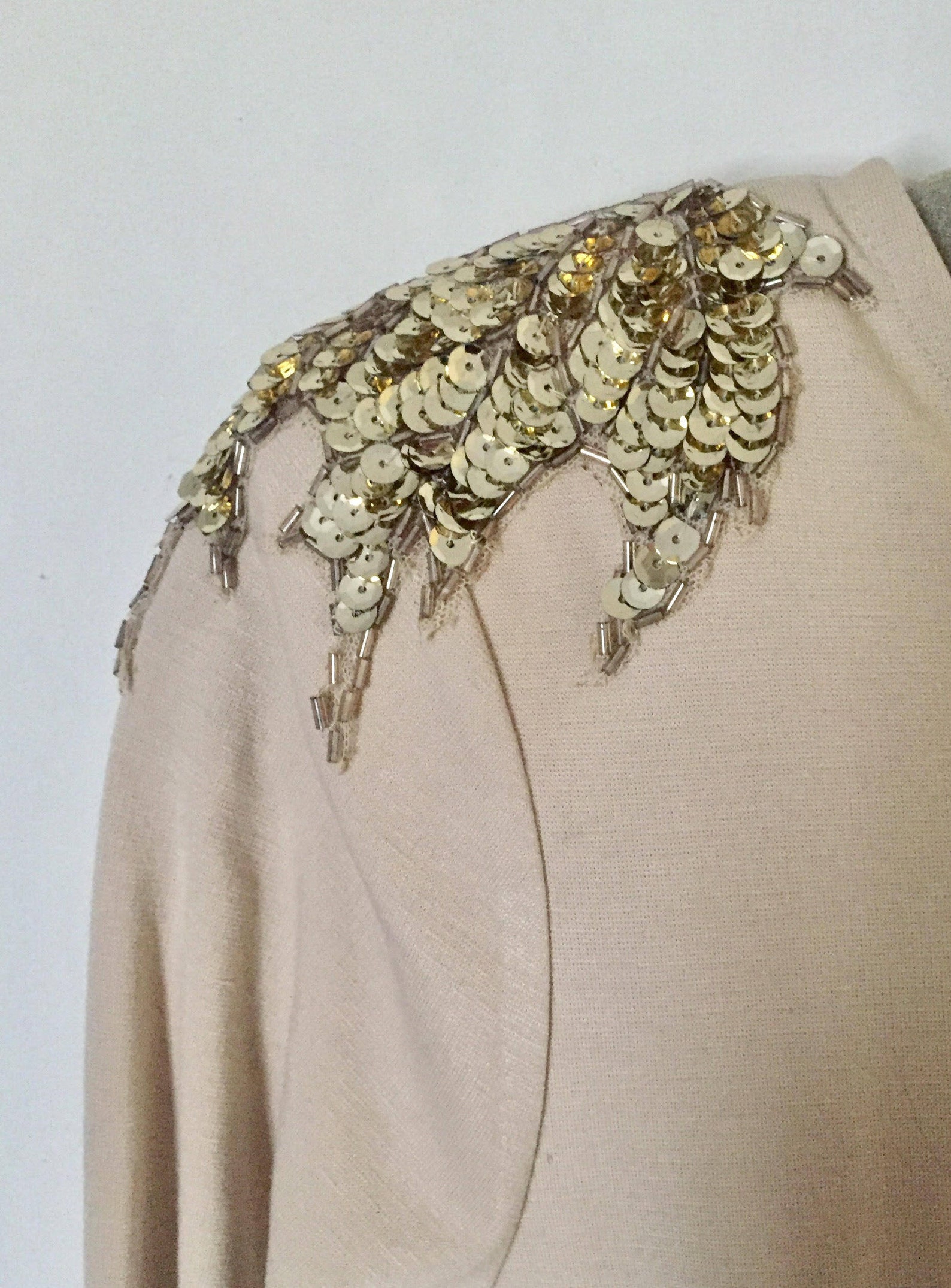 sequin shoulder