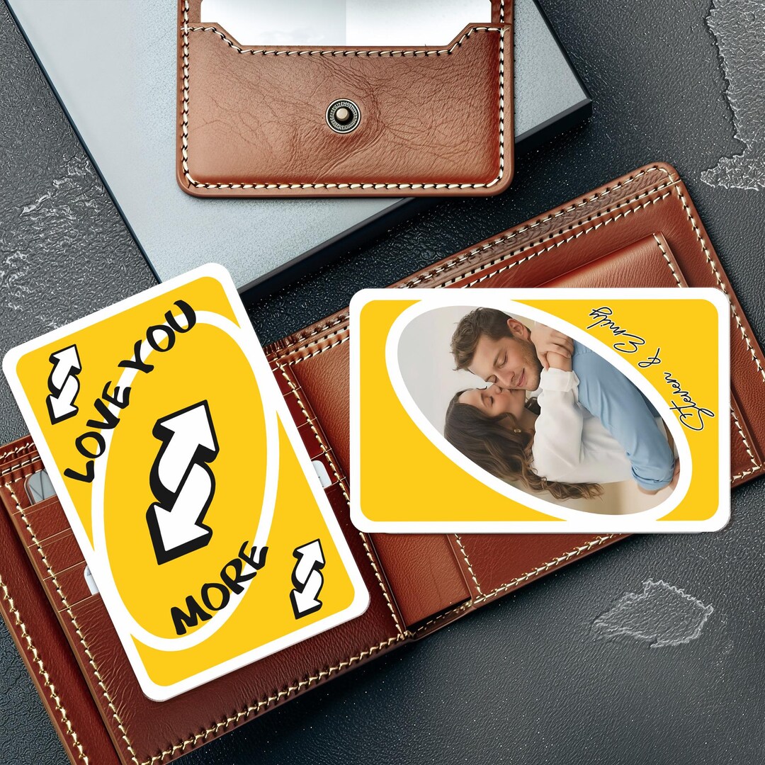 Gift Cards Reverse Love You More Reverse Card: Custom Couple Photo Acrylic Card, Couple ...