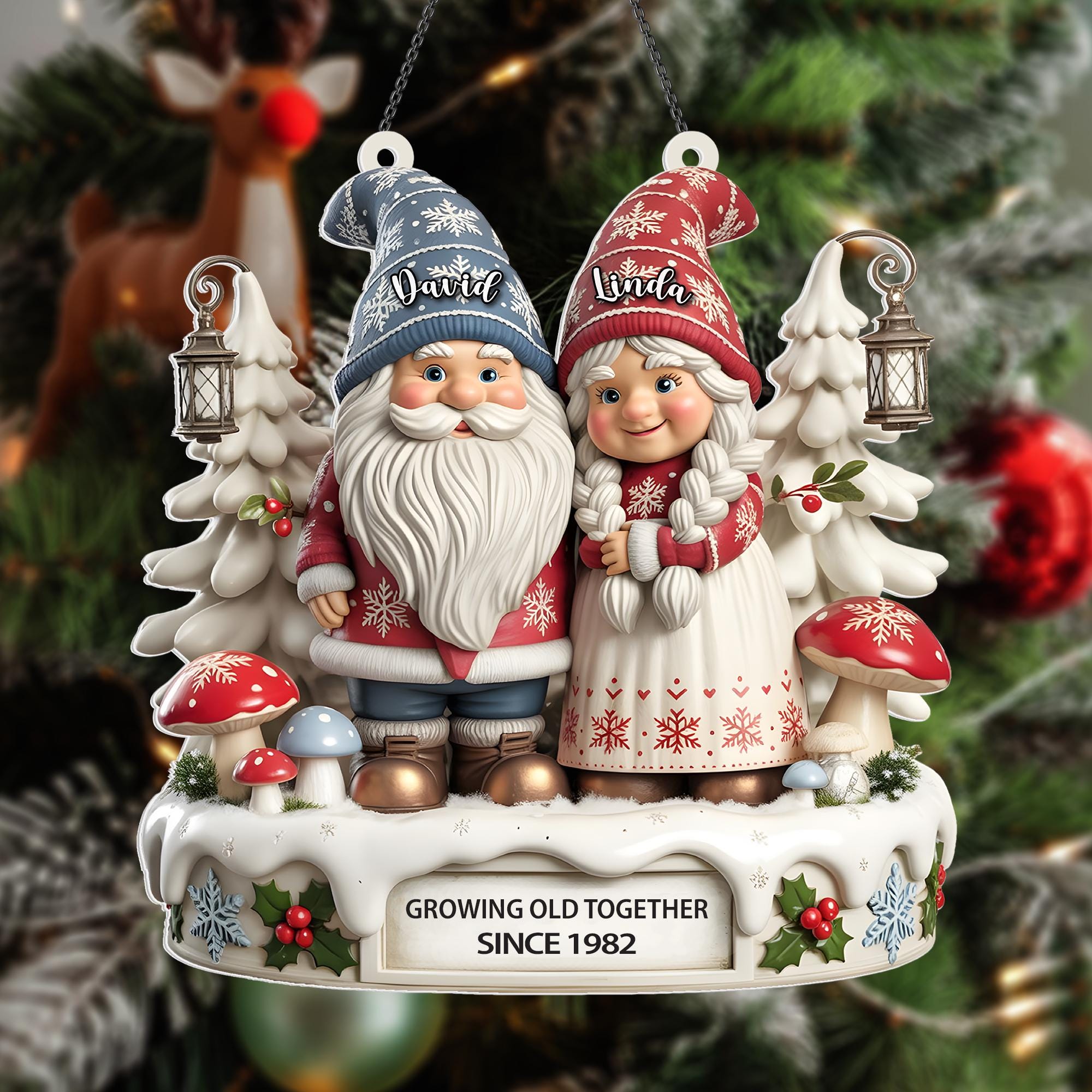 Gnome Figurine カップル像 約26cm Amazon.com: Smadeer Garden gnome statue for outdoor decor,Couple
