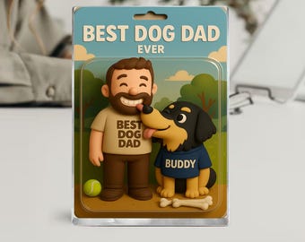 Figura acrílica personalizada con foto del mejor papá de la historia. Personaliza tu foto con el mejor papá de la historia. Regalo perfecto para el Día del Padre.