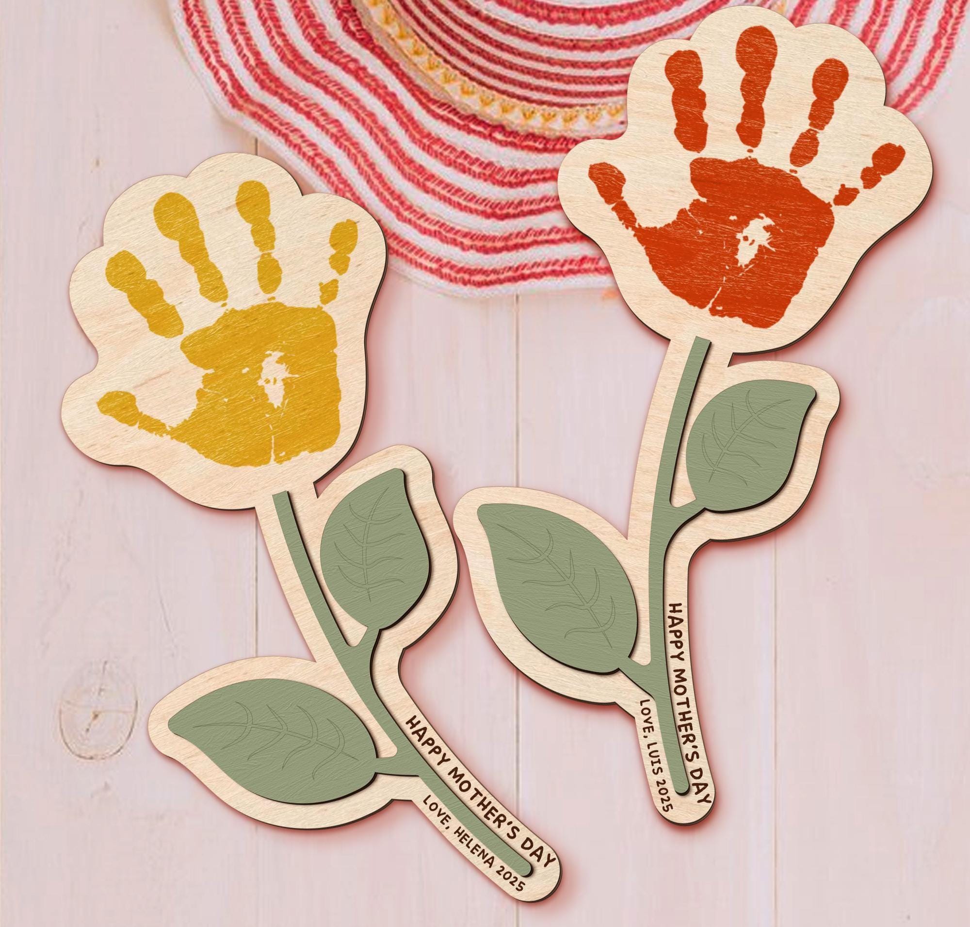 Handprint Flowers - Etsy Canada Handprint Flowers - Etsy Canada