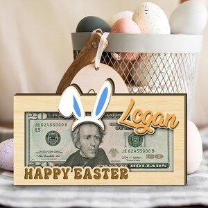 Personnaliser le cadeau porte-monnaie lapin de Pâques, porte-monnaie de Pâques, objets de panier de Pâques, cadeaux porte-monnaie de Pâques pour les enfants, porte-monnaie lapin