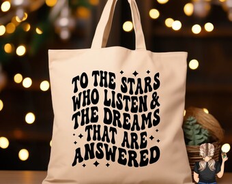 ACOTAR Inspired Canvas tote bag