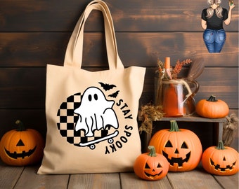 Stay Spooky Canvas Tote