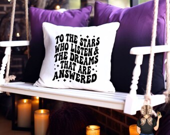 ACOTAR Stars Who Listen Pillow Case