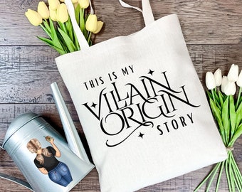 Villian Origin Story Canvas tote