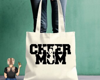 Cheer Mom  Canvas tote