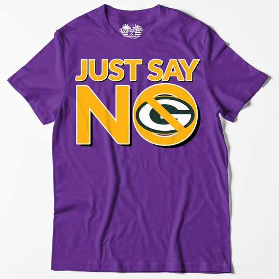 Minnesota Vikings Football Shirt Minnesota Vikings Football Fan Game Day Gift Just Say No Minnesota Purple Men s Shirt Etsy