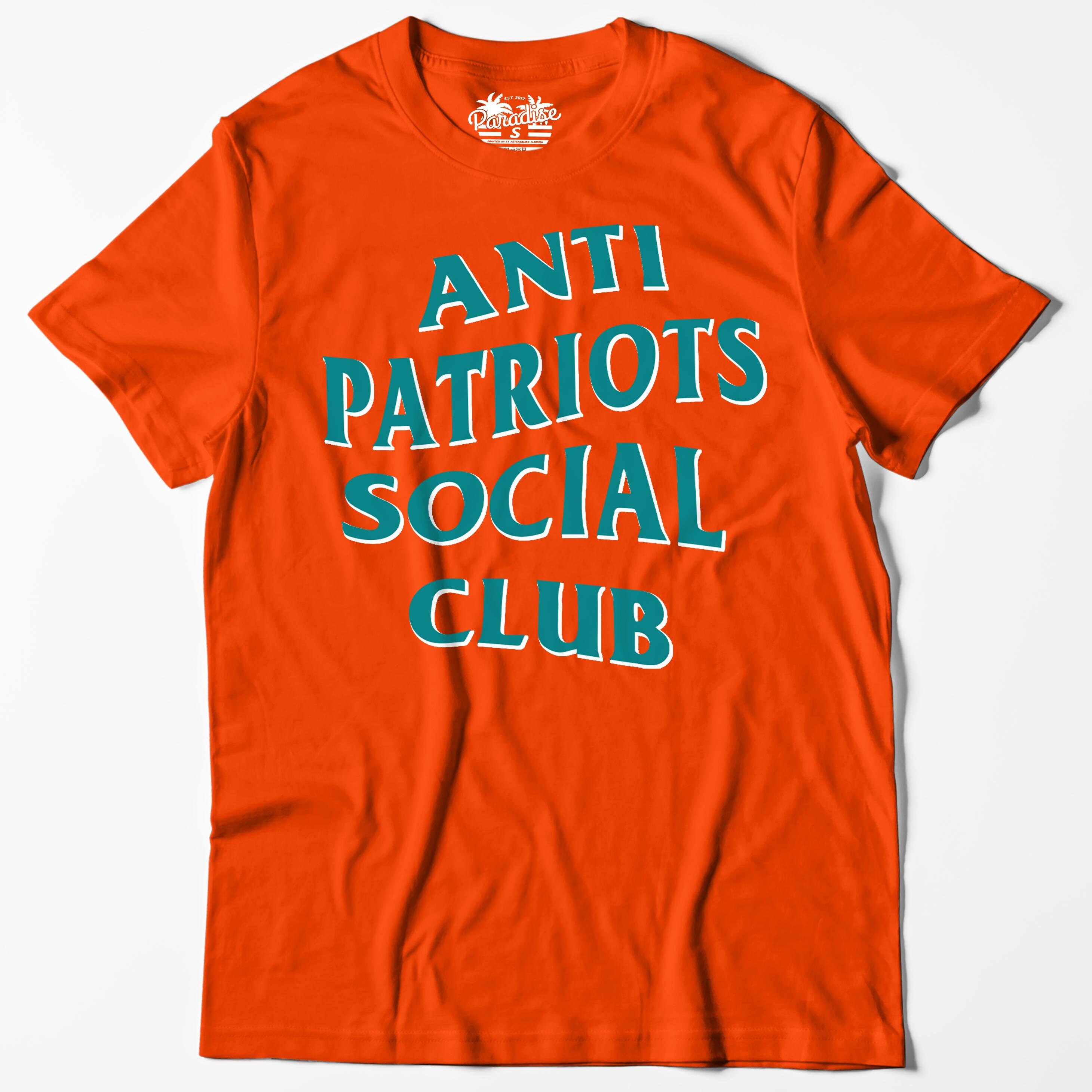 Orange anti social social club shirt 2025
