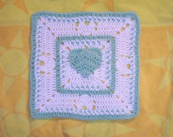 Fox's 12 x 12 and 7 x 7 Heart of a Hippie version - 2 in 1 pattern square