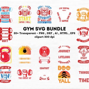 Fitness-Studio-Leben-Svg-PNG-Bundle, kein Schmerz, kein Gain-Svg, motivierendes Schmuck, Gewichtheben Png, Workout-Svg-Bundle, Fitness-Studio-Shirt Png-Designs