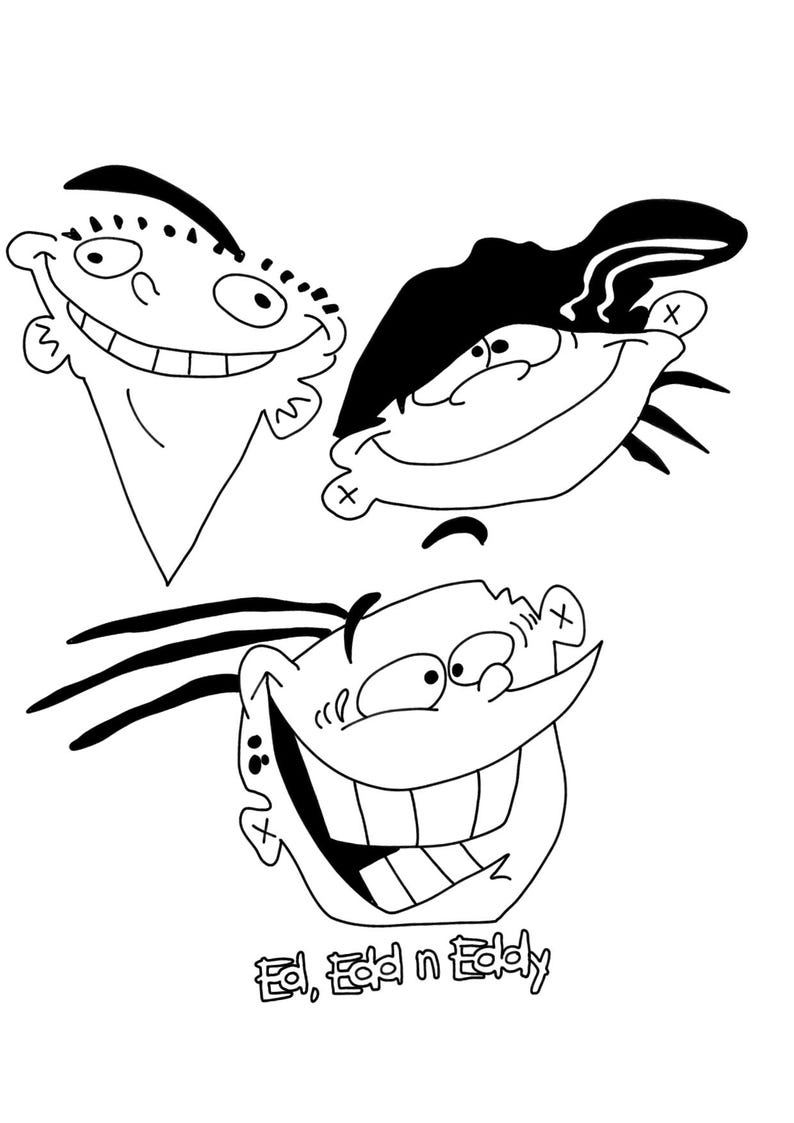 Cartoon Network Digital Coloring Book - Etsy