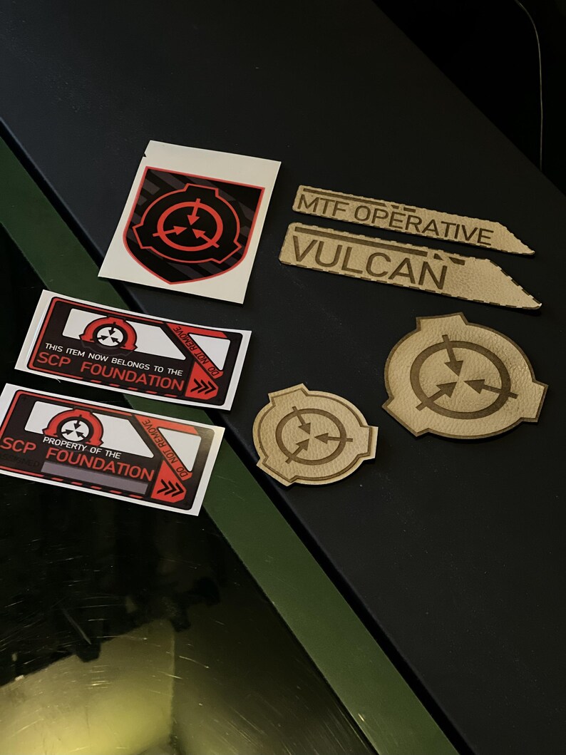 Personalised SCP Foundation Patch Kit + Sticker Set Mtf Cosplay - Etsy ...