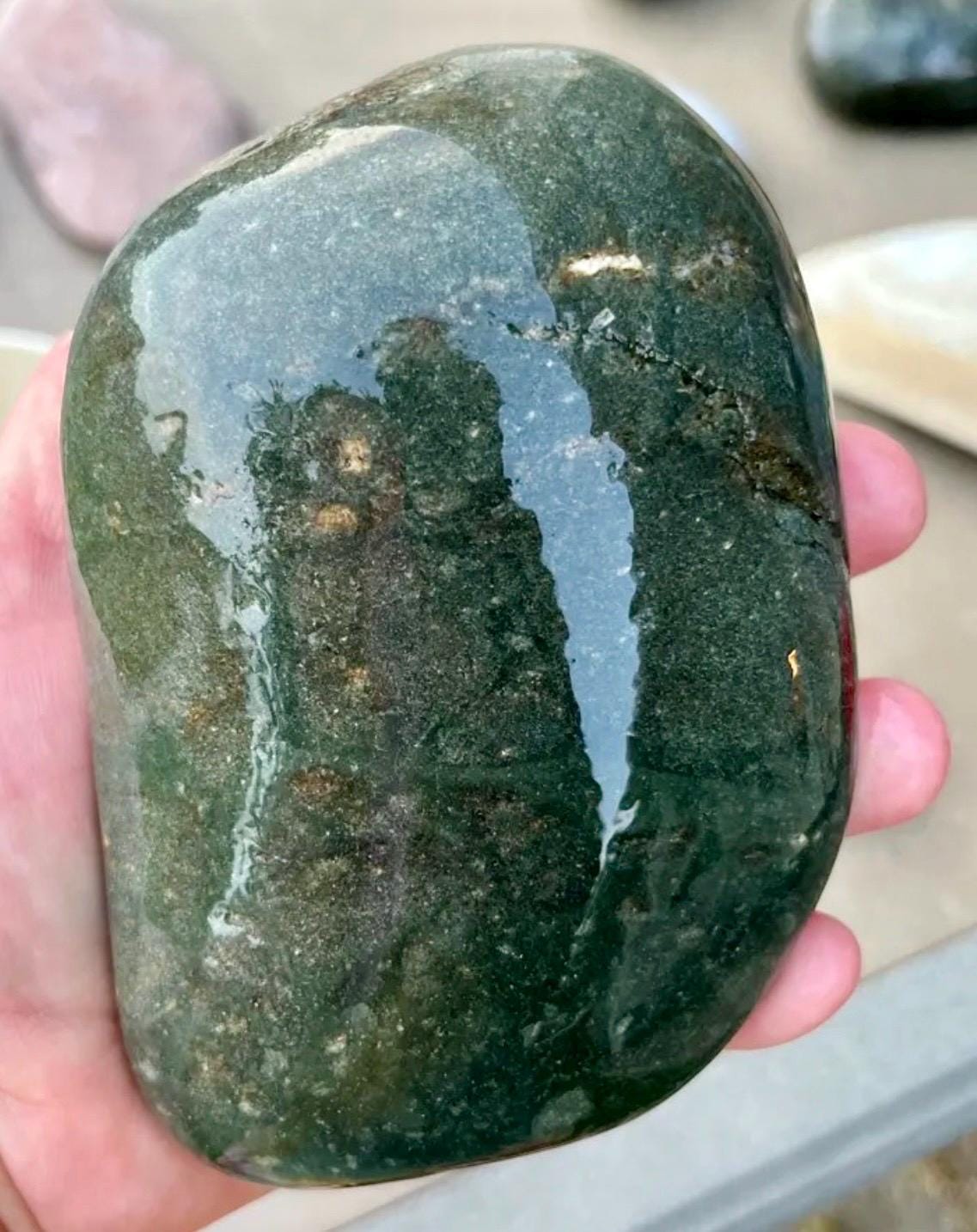 Green Jasper Raw Untumbled