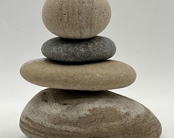 Lake Erie Zen Stone Cairn - Calming Stack