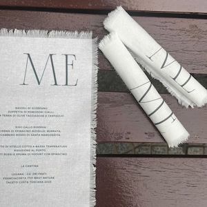 Fabric Bar Sign, Custom Fabric Bar Menu, Wedding Bar Menu, Personalized Fabric Cocktail Menu, Minimalist Wedding, His and Hers Bar Sign
